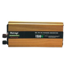 Преобразователь напряжения (инвертор) Matsugi 1500W 12В/220В